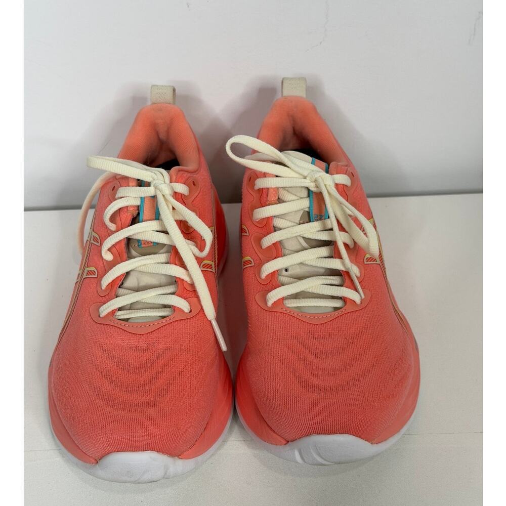 ASICS Women’s GUAVA/LIME GREEN GEL-CUMULUS 27 / Size-9.5
